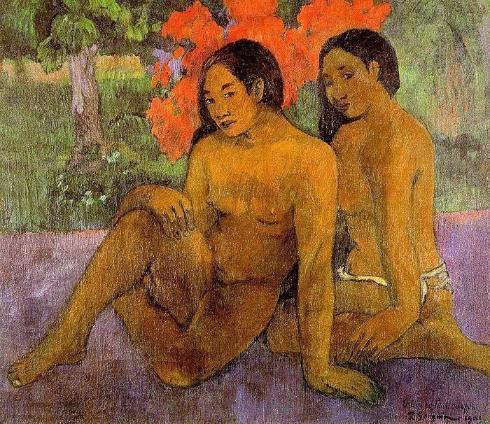 And The Gold Of Their Bodies by Eugène Henri Paul Gauguin