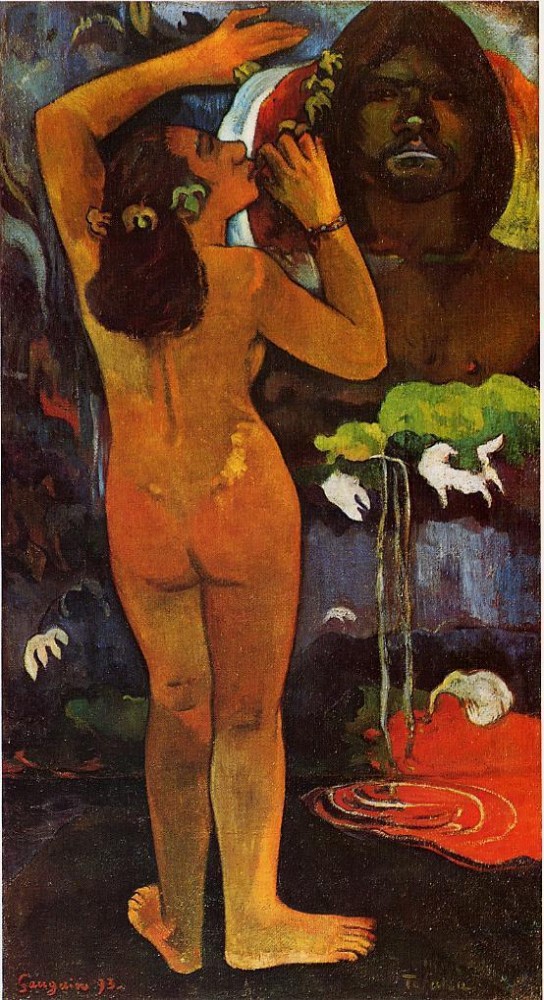 Hina Tefatou by Eugène Henri Paul Gauguin