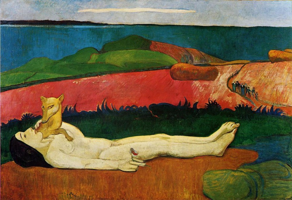 The Loss Of Virginity by Eugène Henri Paul Gauguin
