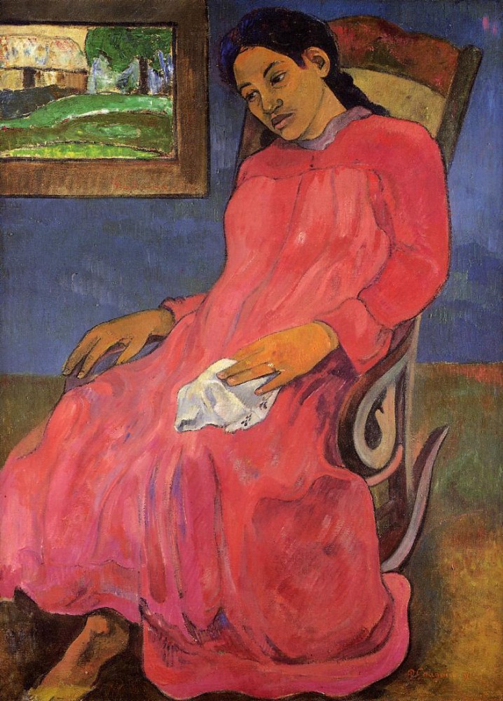 Faaturuma by Eugène Henri Paul Gauguin