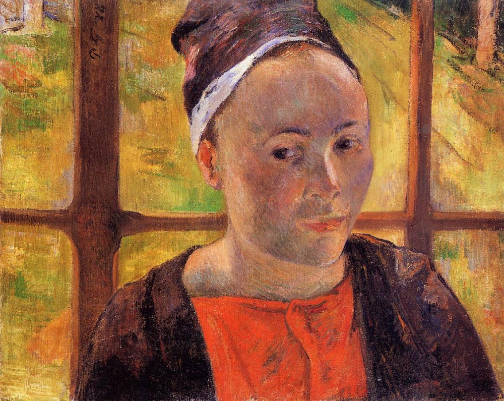 Portrait Of A Woman by Eugène Henri Paul Gauguin
