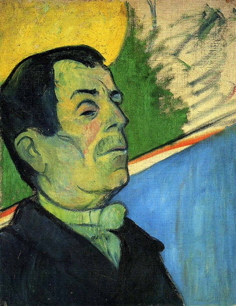 Portrait Of A Man Wearing A Lavalliere by Eugène Henri Paul Gauguin