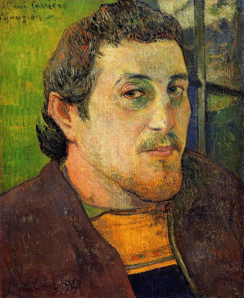 Self Portrait At Lezaven by Eugène Henri Paul Gauguin