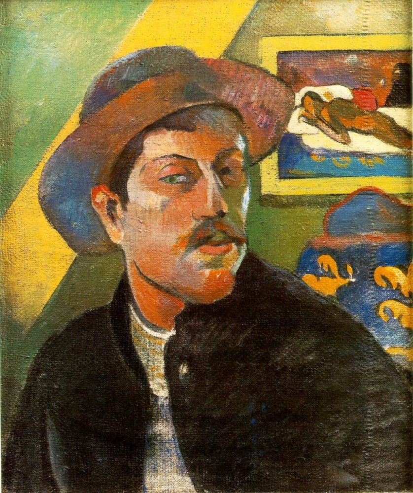 Portrait Artiste by Eugène Henri Paul Gauguin