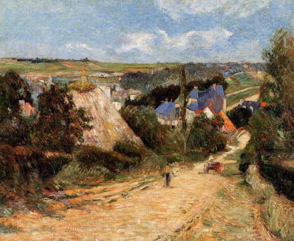 Street, Osny by Eugène Henri Paul Gauguin