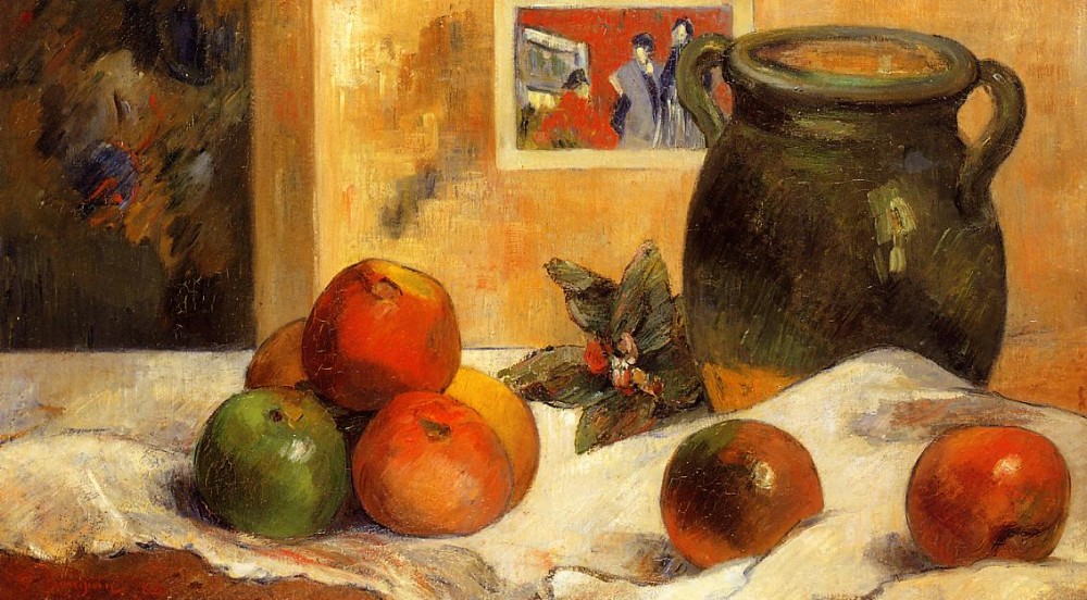 Still Life with Japanese Print by Eugène Henri Paul Gauguin