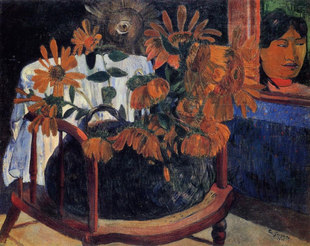 Sunflowers by Eugène Henri Paul Gauguin