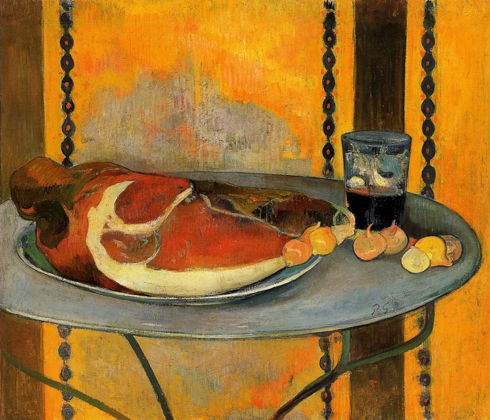 The Ham by Eugène Henri Paul Gauguin