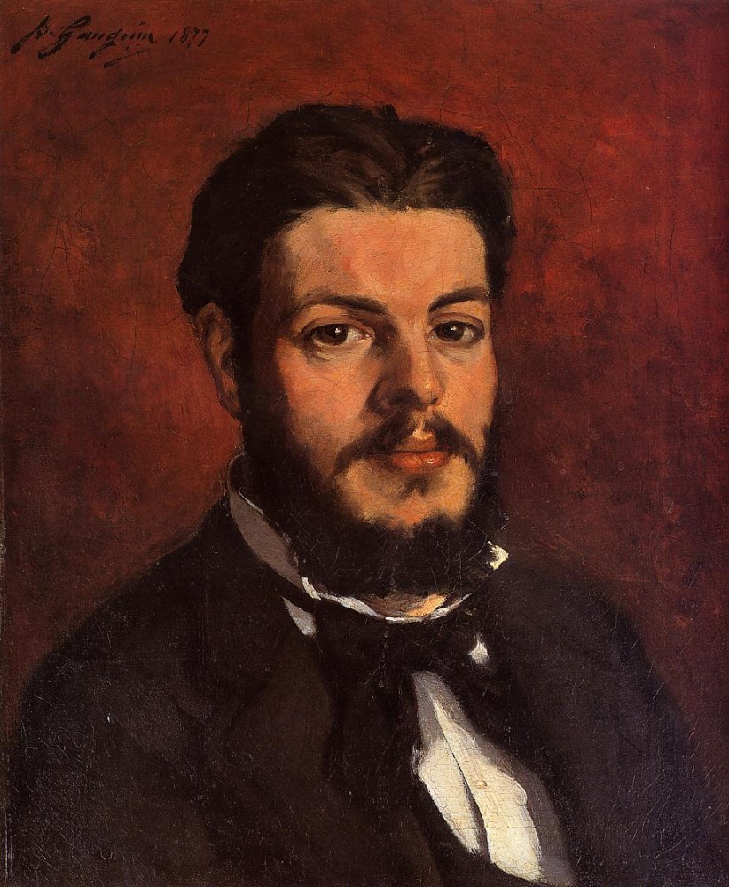Portrait Of Claude Antoine Charles Favre by Eugène Henri Paul Gauguin