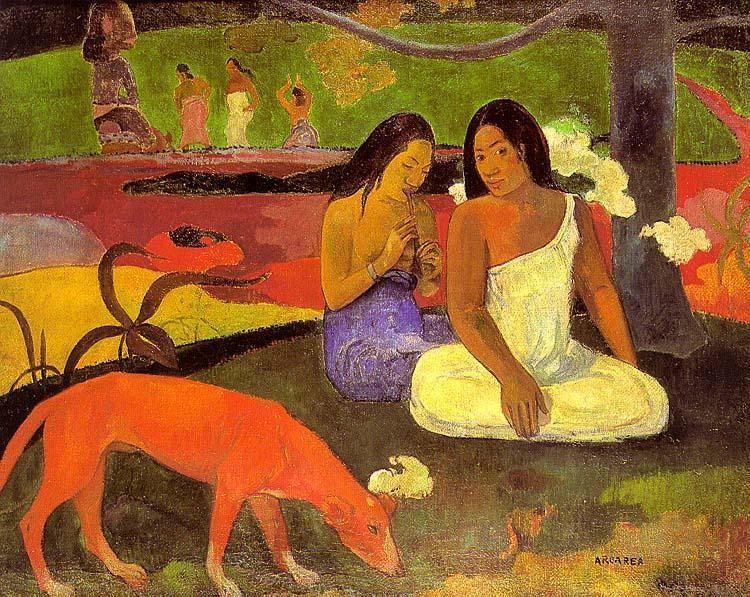Arearea by Eugène Henri Paul Gauguin