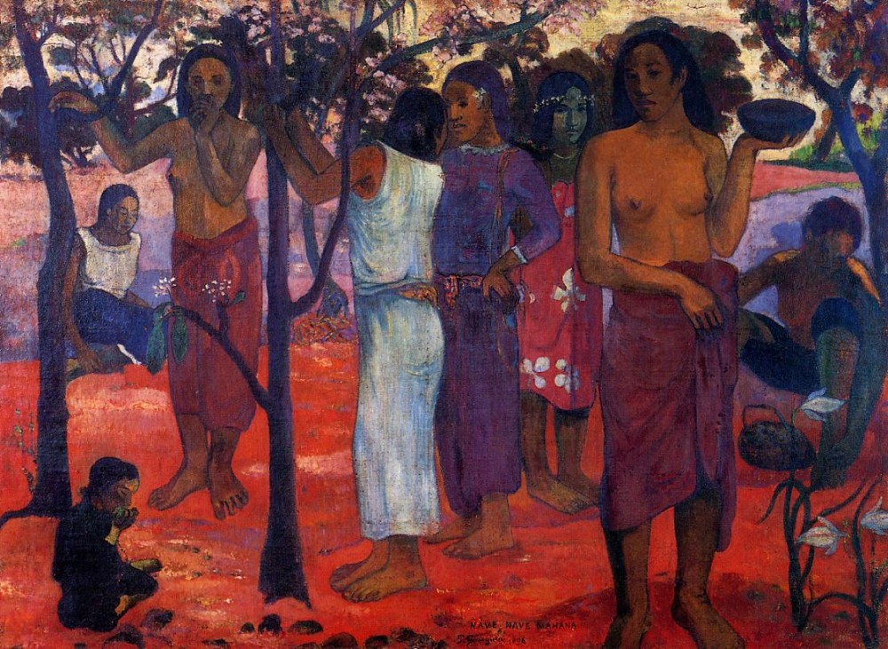 Delightful Day by Eugène Henri Paul Gauguin