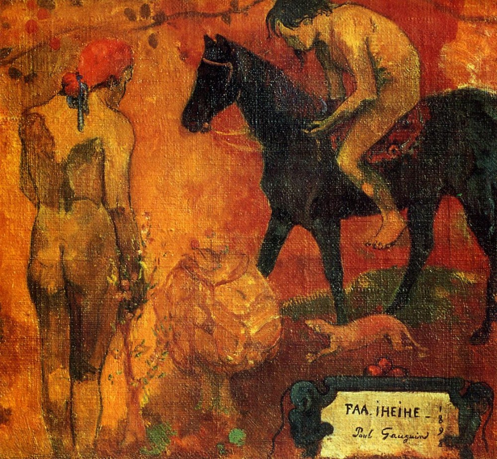 Faa Iheihe by Eugène Henri Paul Gauguin