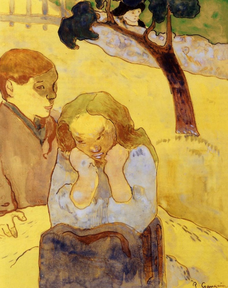 Human Misery by Eugène Henri Paul Gauguin