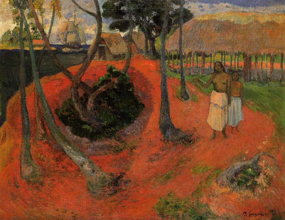 Idyll In Tahitgi by Eugène Henri Paul Gauguin