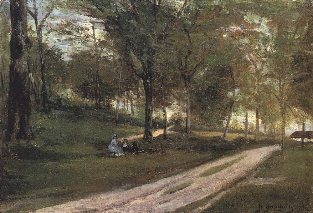 In The Forest, Saint-Cloud II by Eugène Henri Paul Gauguin