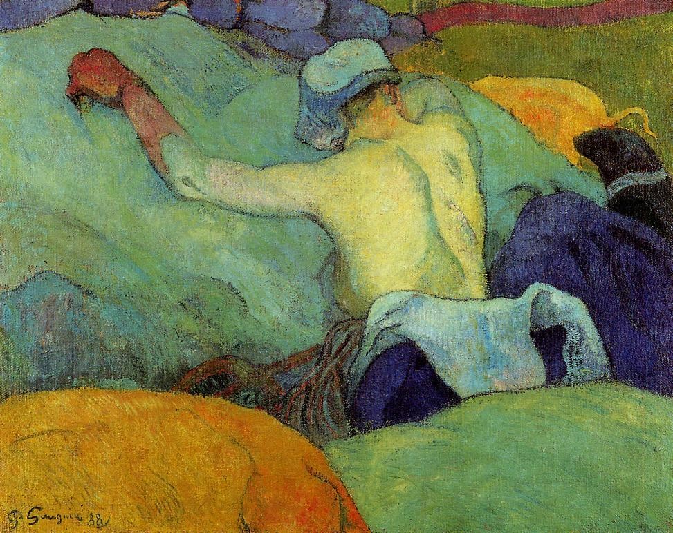 In The Heat Of The Day by Eugène Henri Paul Gauguin