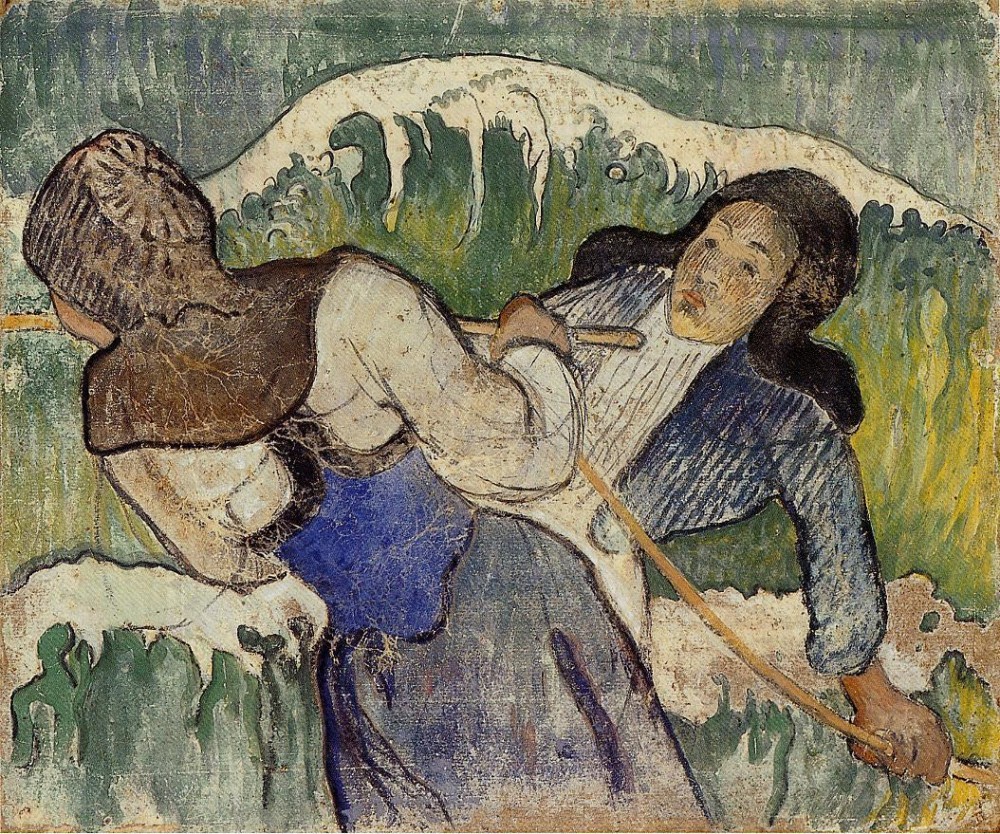Kelp Gatherers by Eugène Henri Paul Gauguin
