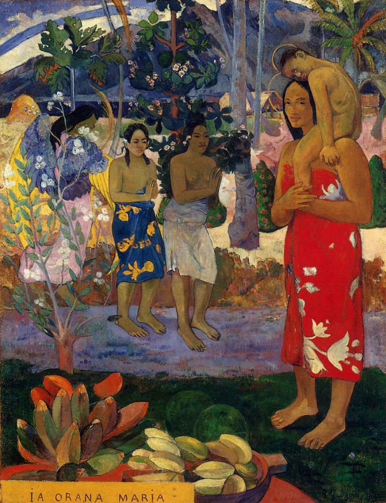 La Orana Maria II by Eugène Henri Paul Gauguin