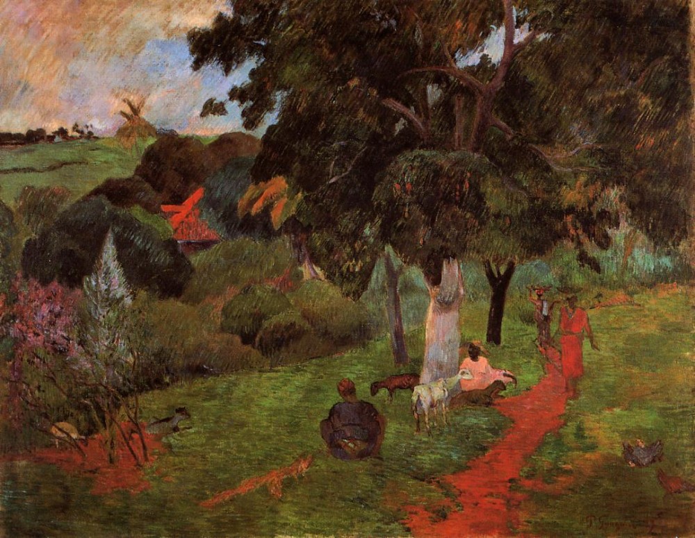 Martinique Landscape by Eugène Henri Paul Gauguin