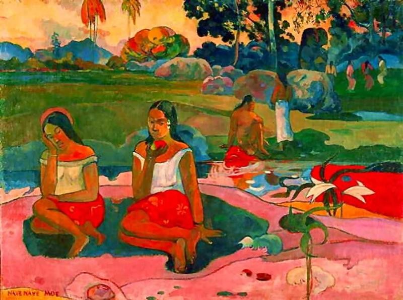 Miraculous Source by Eugène Henri Paul Gauguin