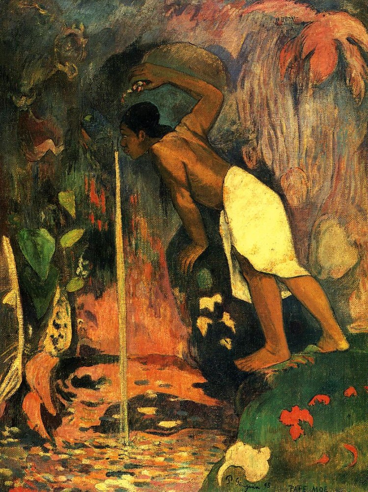 Mysterious Water by Eugène Henri Paul Gauguin