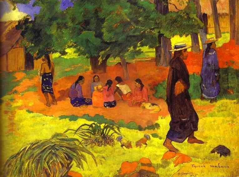Taperaa Mahana by Eugène Henri Paul Gauguin