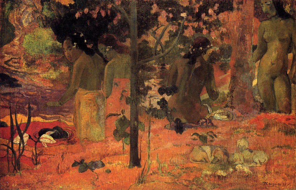 The Bathers by Eugène Henri Paul Gauguin