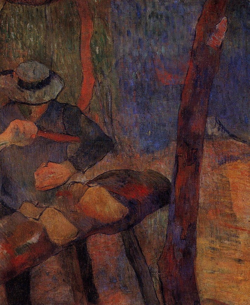 The Clog Maker by Eugène Henri Paul Gauguin