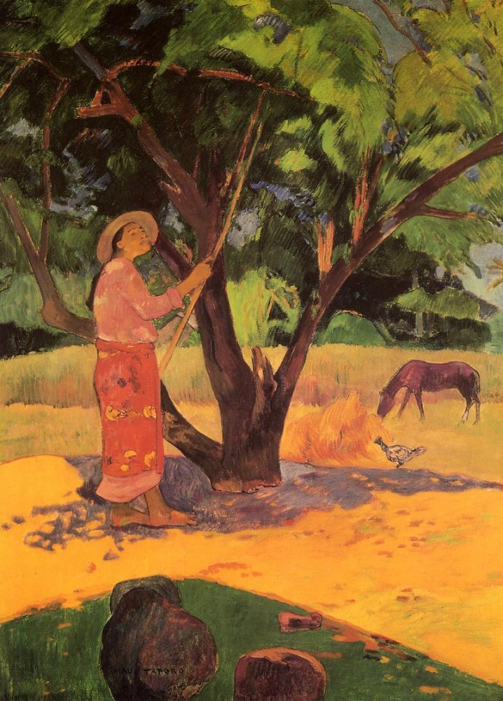 The Lemon Picker by Eugène Henri Paul Gauguin