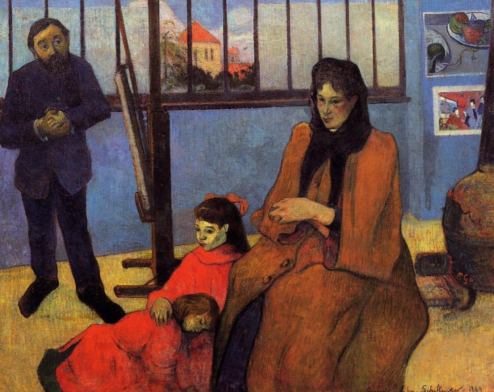 The Schuffenecker Family by Eugène Henri Paul Gauguin