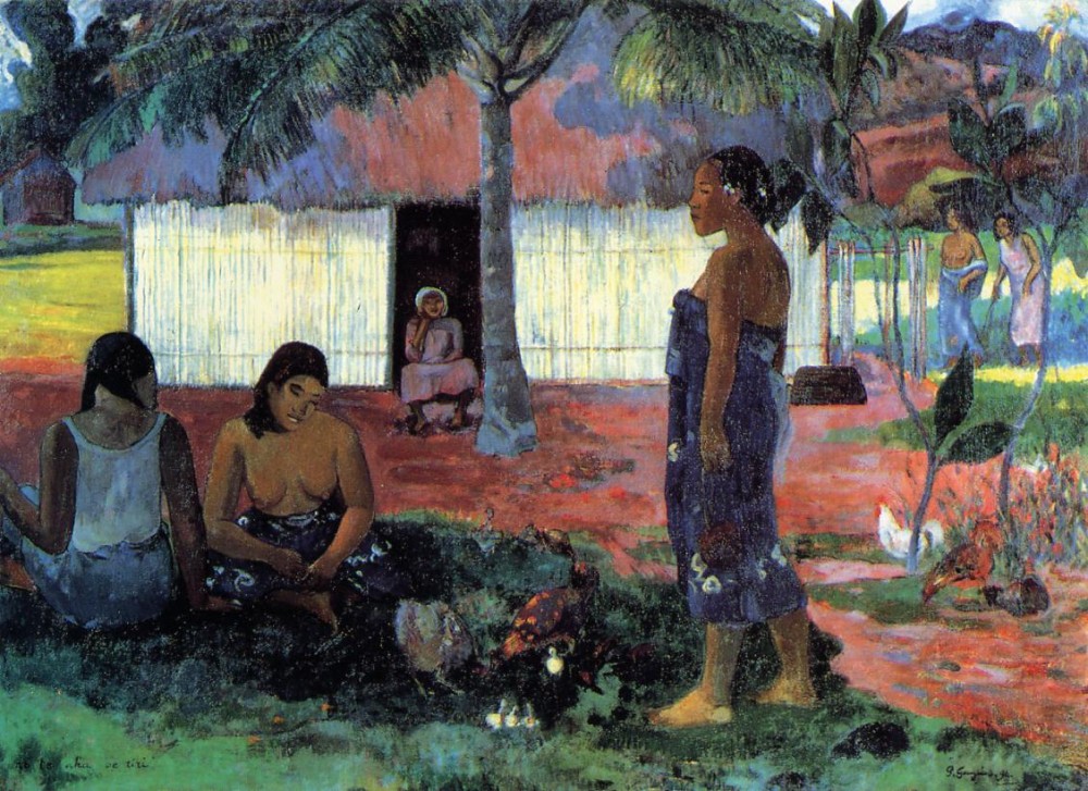 Why Are You Angry by Eugène Henri Paul Gauguin
