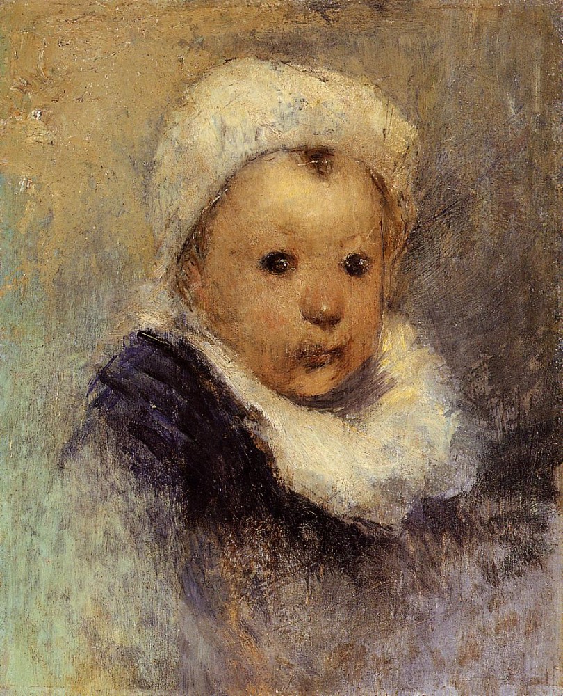 Portrait Of A Child by Eugène Henri Paul Gauguin
