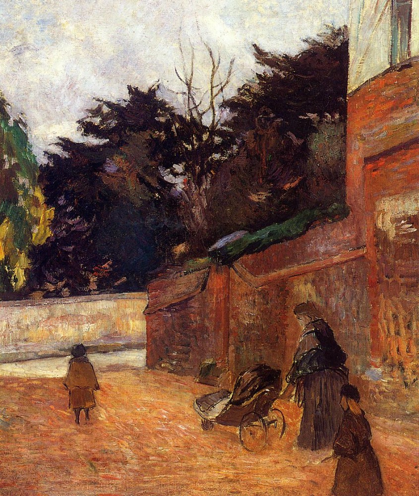 The Artist's Children, Impasse Malherne by Eugène Henri Paul Gauguin