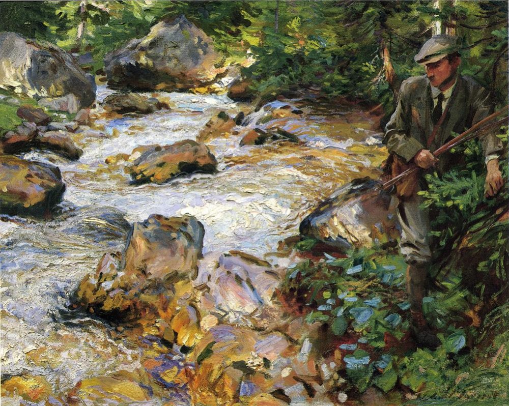 Trout Stream in the Tyrol by John Singer Sargent