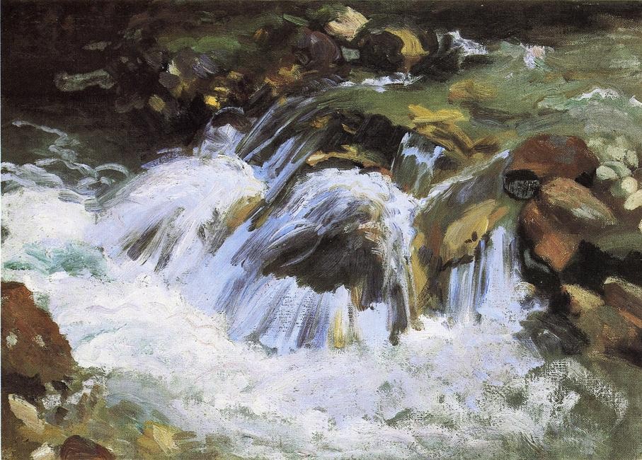 A Mountain Stream Tyrol by John Singer Sargent