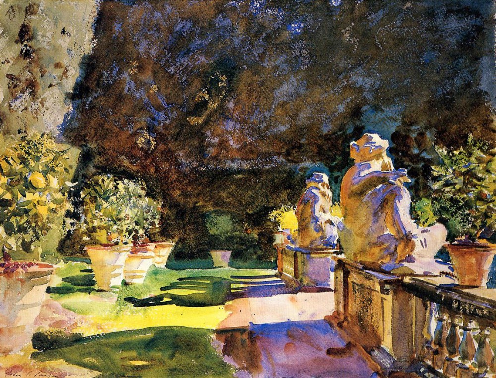 Villa di Marlia Lucca by John Singer Sargent