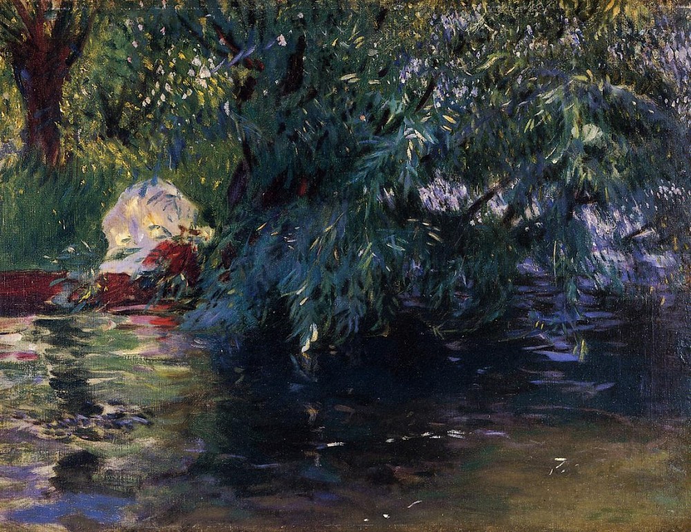 A Backwater Calcot Mill near Reading by John Singer Sargent