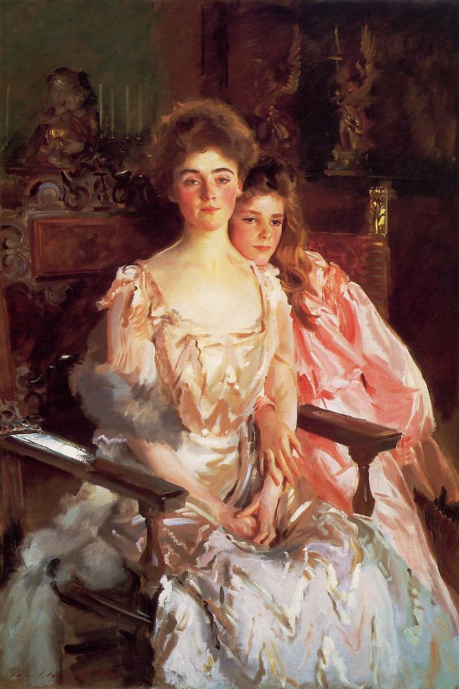 Mrs. Fiske Warren and Her Daughter Rachel by John Singer Sargent