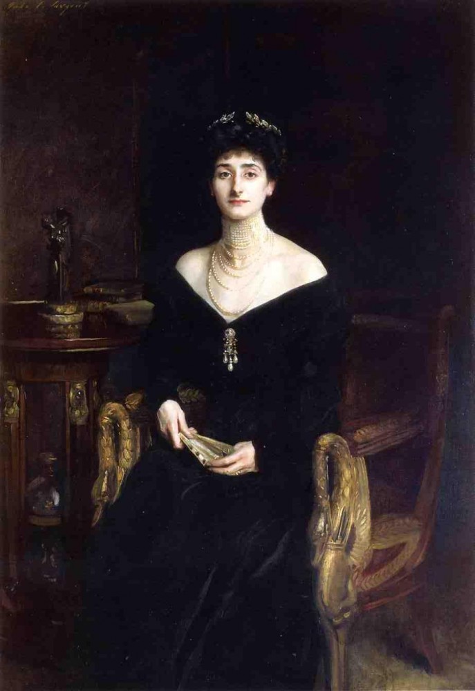 Portrait of Mrs. Ernest G. Raphael nee Florence Cecilia Sassoon by John Singer Sargent