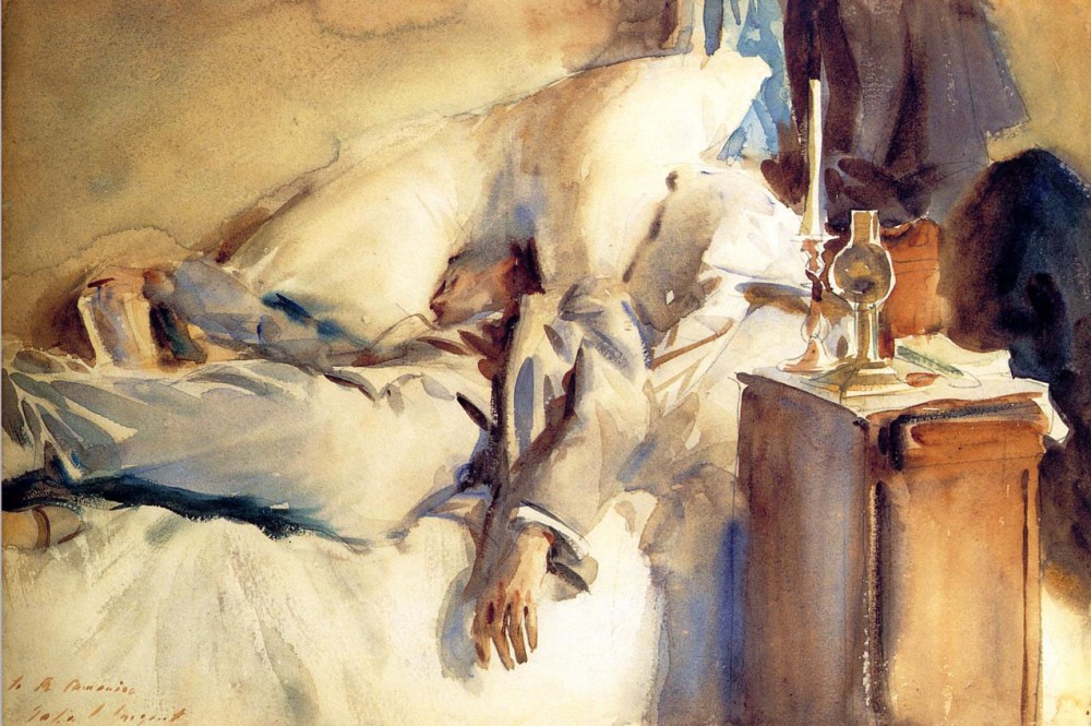 Peter Harrison Asleep by John Singer Sargent