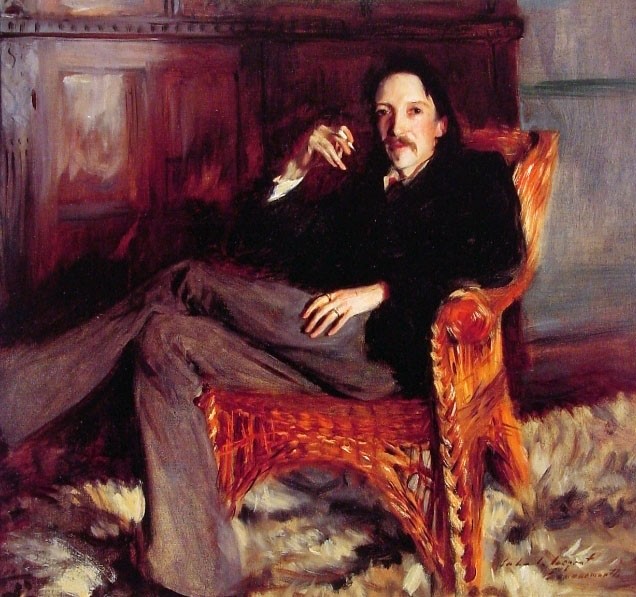 Robert Louis Stevenson by John Singer Sargent
