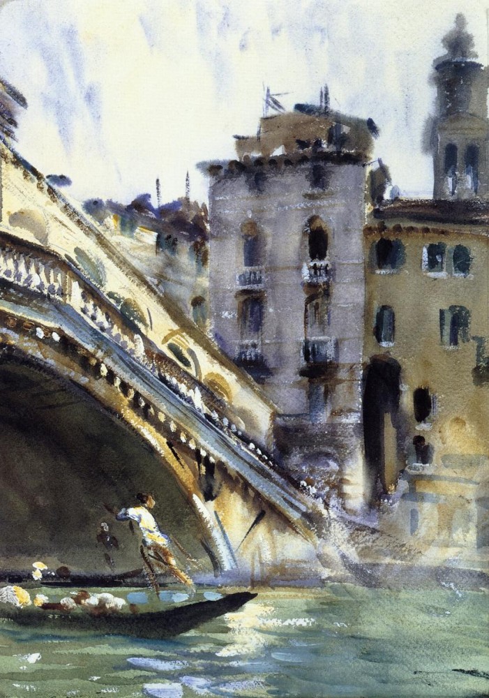 The Rialto Venice by John Singer Sargent