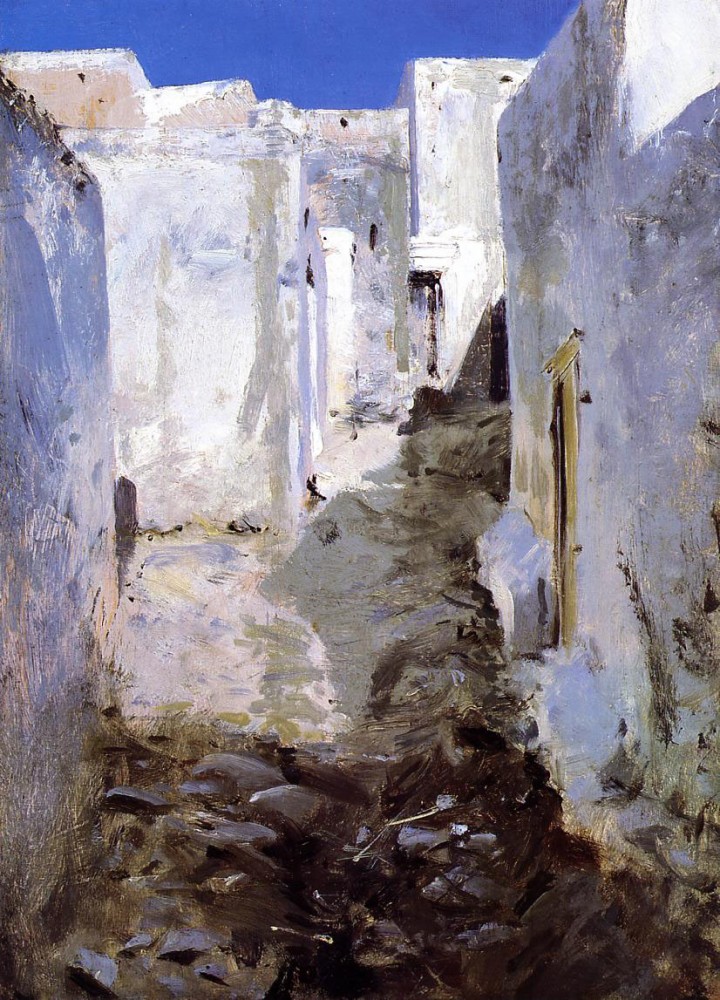 A Street in Algiers by John Singer Sargent
