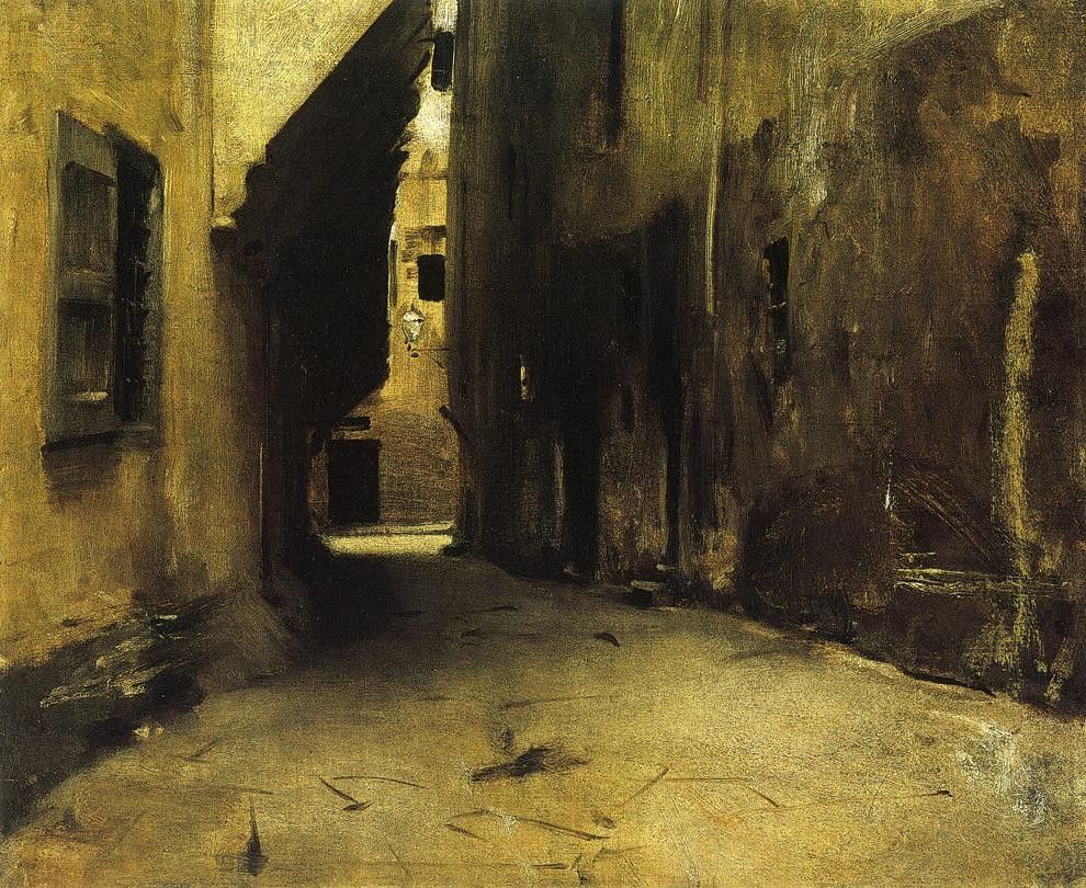 A Street in Venice2 by John Singer Sargent