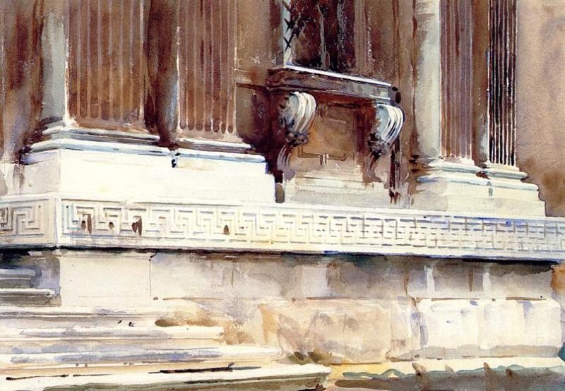 Base of a Palace by John Singer Sargent