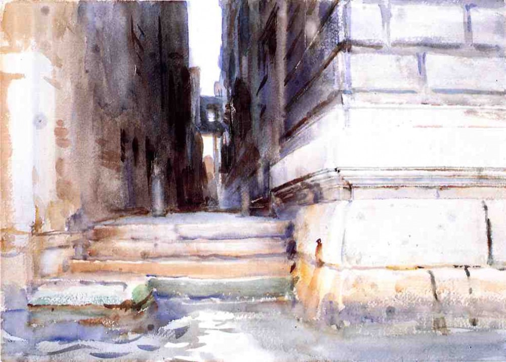 Base of a Palace2 by John Singer Sargent