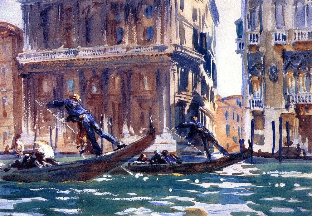 On the Canal by John Singer Sargent