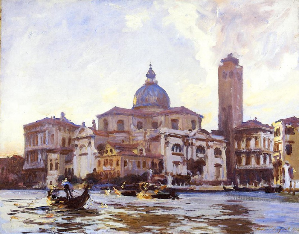 Palazzo Labia and San Geremia Venice by John Singer Sargent