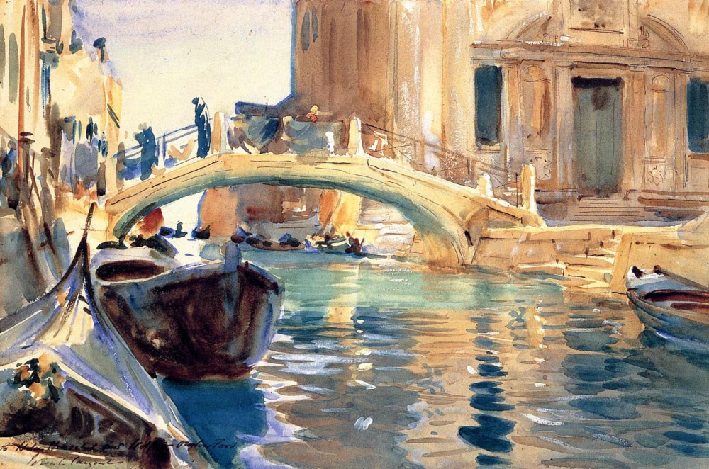 Ponte San Giuseppe di Castello Venice by John Singer Sargent