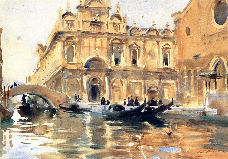 Rio dei Mendicanti by John Singer Sargent